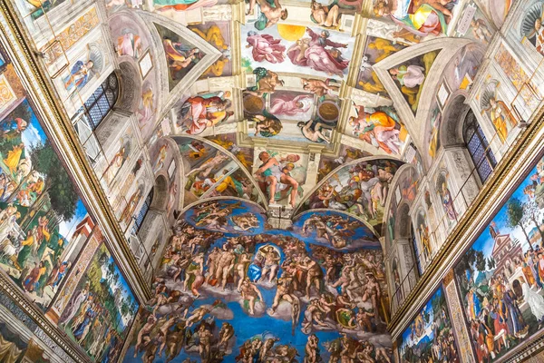 Ceiling of the Sistine chapel — Stock Photo, Image