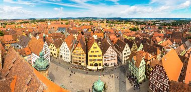 Rothenburg panoramik manzaralı