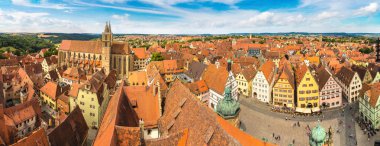 Rothenburg panoramik manzaralı