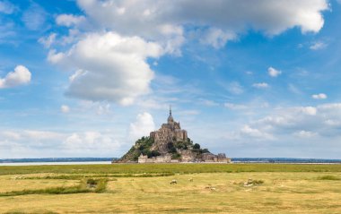 Mont Saint Michele abbey Panoraması