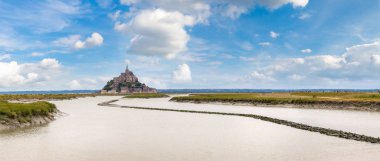 Mont Saint Michele abbey Panoraması