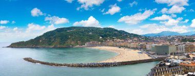 San Sebastian panoramik havadan görünümü
