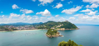 San Sebastian panoramik manzaralı