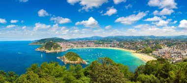San Sebastian panoramik manzaralı