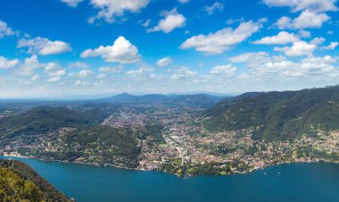 como Gölü'nün panoramik görünüm