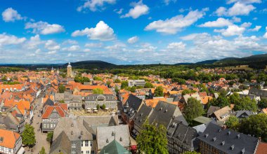 Bir Goslar panoramik havadan görünümü