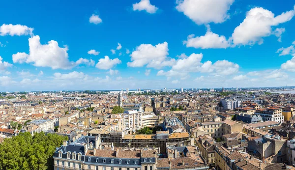 Panoramisch luchtfoto van Bordeaux — Stockfoto