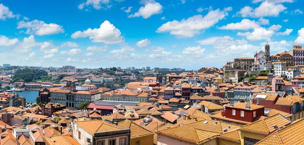 Bir Porto panoramik havadan görünümü — Stok fotoğraf