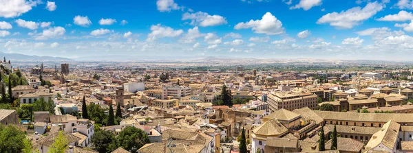 Légi panorámás kilátással Granada — Stock Fotó