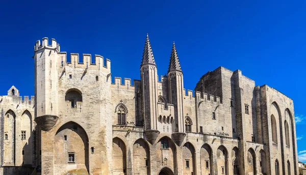 Papežský palác v Avignonu — Stock fotografie