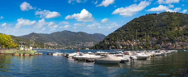 Jezero Como v Itálii — Stock fotografie
