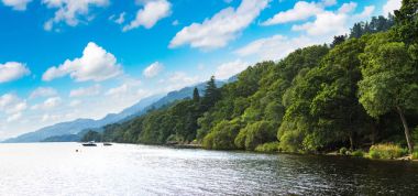İskoçya'da göl Loch Lomond