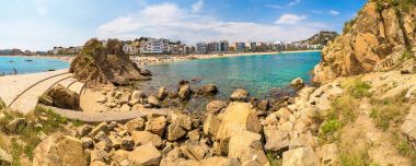 Blanes Costa Brava içinde Beach'de