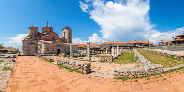 Templom Szent Panteleimon Ohrid — Stock Fotó