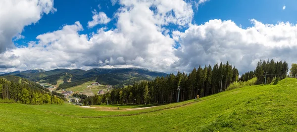 Panorama de las montañas Cárpatas —  Fotos de Stock