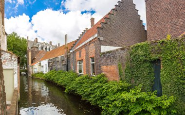 Bruges kanalda Panoraması