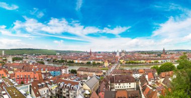 Wurzburg panoramik havadan görünümü