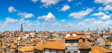 Bir Porto panoramik havadan görünümü 