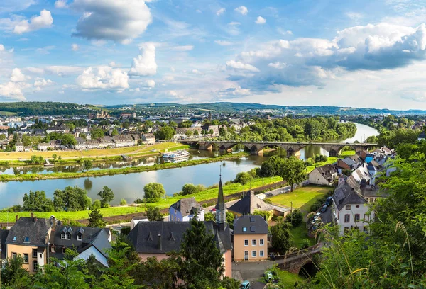 Panorama Flygfoto över Trier — Stockfoto