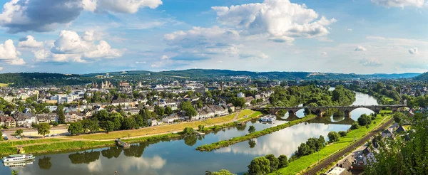 Panoramic aerial view of Trier — Stock Photo, Image