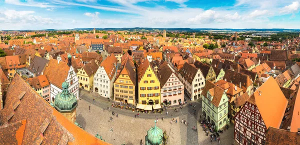 Vista aerea panoramica di Rothenburg — Foto Stock