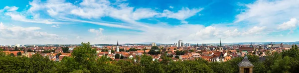 Panoramautsikt över Erfurt — Stockfoto