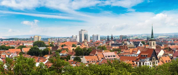 Luftbild von Erfurt — Stockfoto