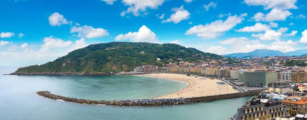 Vista aérea panorámica de San Sebastián — Foto de Stock