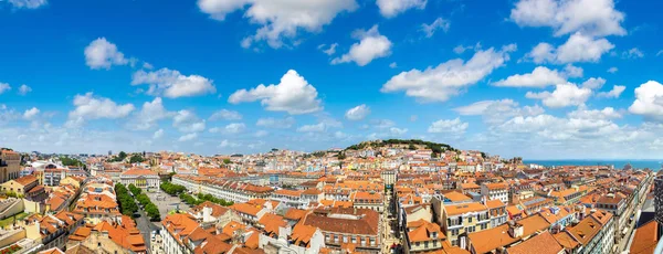 Panoramic aerial view of Lisbon — Stock Photo, Image