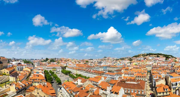 Panoramiczny widok z Lizbony — Zdjęcie stockowe