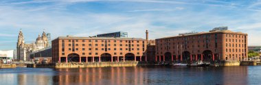 Liverpool albert dock görünümünü