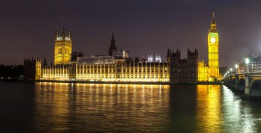Güzel yaz gece Londra'da