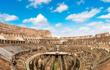Legendary Coliseum in Rome clipart