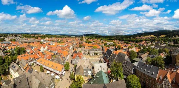 Panoramic aerial view of Goslar — Stock Photo, Image