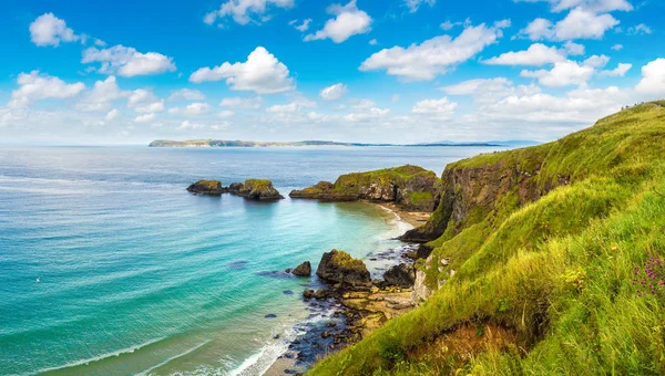 Carrick-a-Rede, Ruta de la Costa de Calzada — Foto de Stock