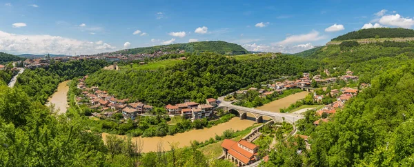Panorama över Veliko Tărnovo — Stockfoto