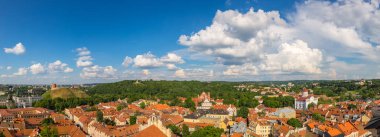 Vilnius cityscape Litvanya