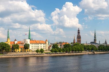 Panoramik kent Riga'da 