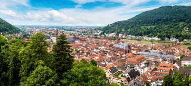 Heidelberg panoramik havadan görünümü 