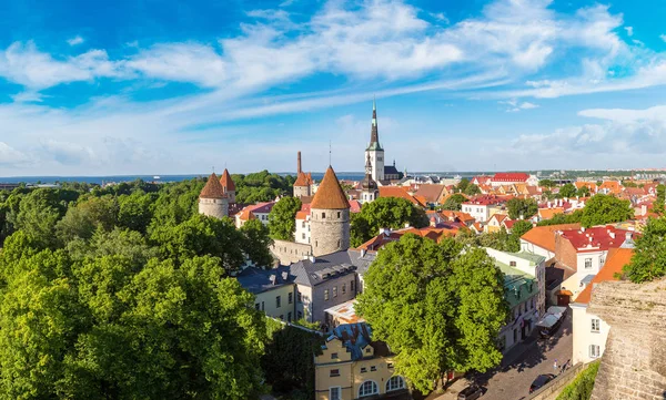 A légi felvétel a Tallinn — Stock Fotó