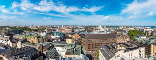 Vue aérienne panoramique d'Helsinki — Photo