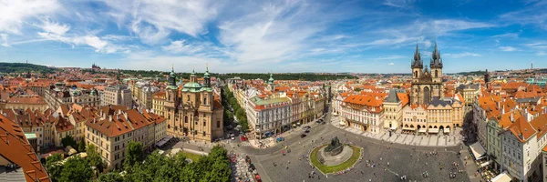 Vista aerea panoramica della Piazza della Città Vecchia — Foto Stock