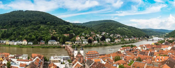 Vista aérea panorámica de Heidelberg — Foto de Stock