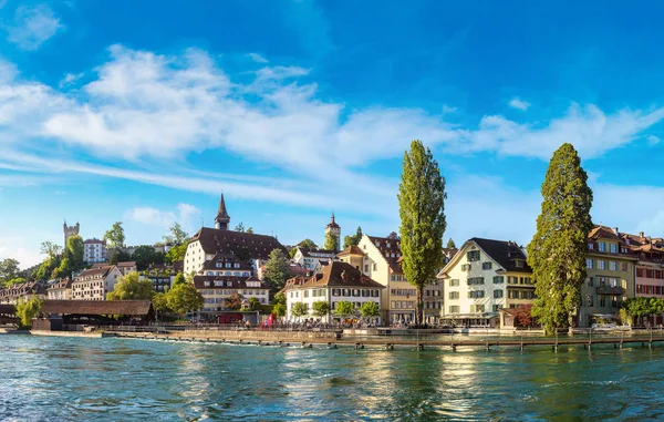 Panorama del centro storico di Lucerna — Foto Stock