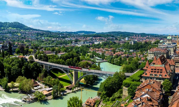 Panoramiczny widok z bern — Zdjęcie stockowe