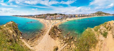 Blanes Costa Brava içinde Beach'de