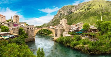 Mostar Köprüsü Panoraması