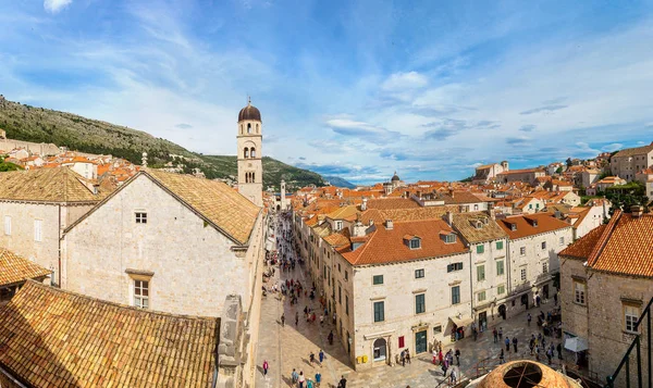 Panoráma a régi város Dubrovnik — Stock Fotó