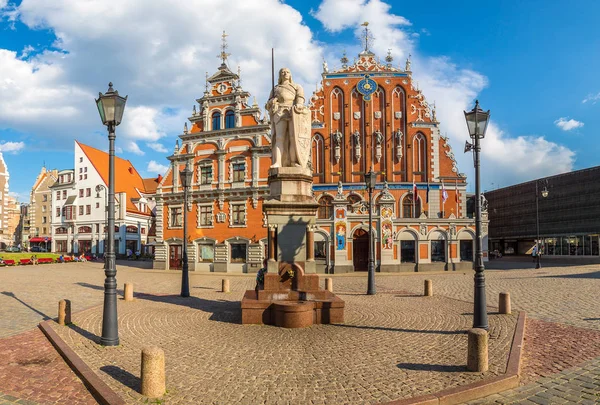 Casa dos Blackheads em Riga — Fotografia de Stock