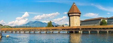 Ünlü Şapel köprü Panoraması